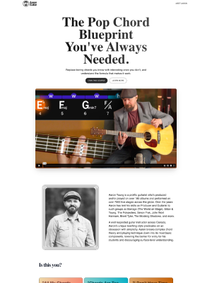 Aaron Guitar Courses